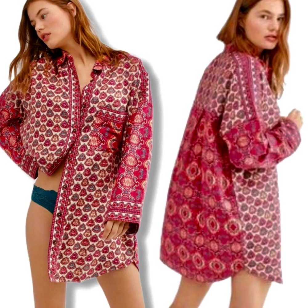 Free People New Sleep Shirt Happy Holibabe